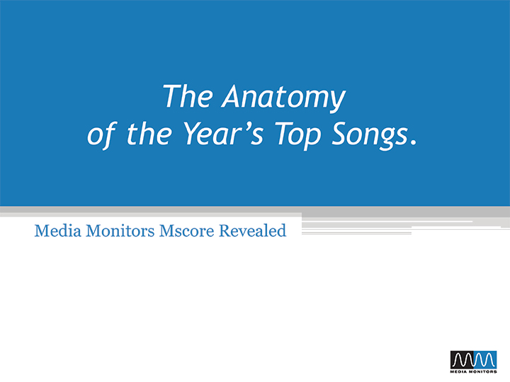 The Anatomy of the Year's Top Songs 2012